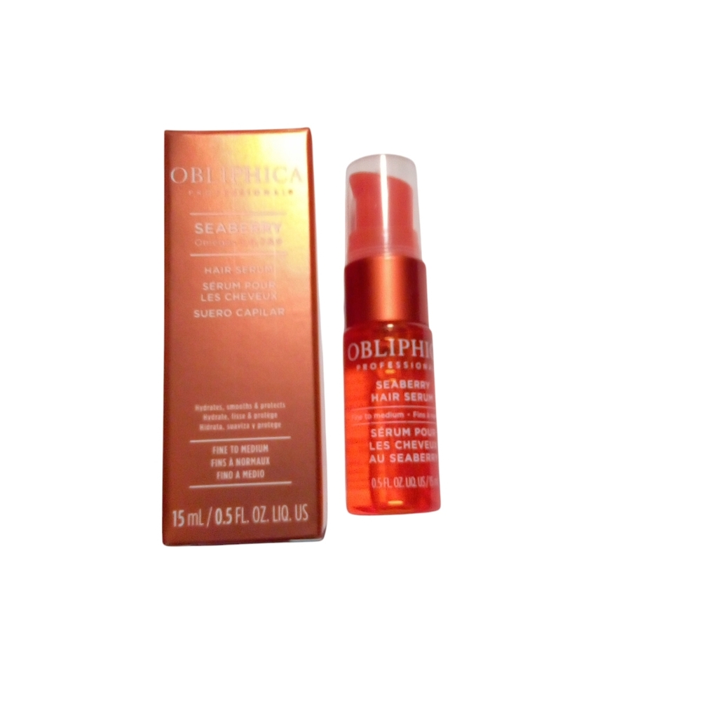 OBLIPHICA Professional Seaberry Hair Serum Fine To Medium Hair Travel Size